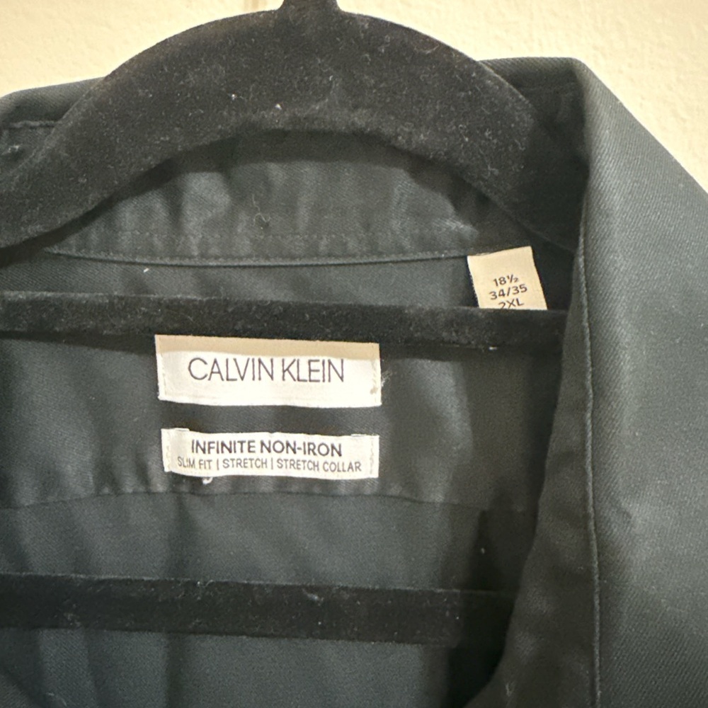 Calvin Klein Men's Dark Gray Shirt Jacket